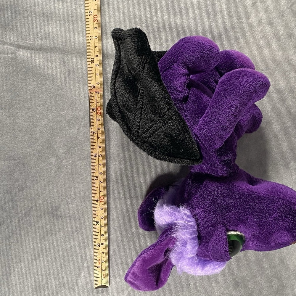 Russ Big Eye Lil Peepers Edward Purple Bat Plush Stuffed Animal Rare Collectable - Picture 7 of 7